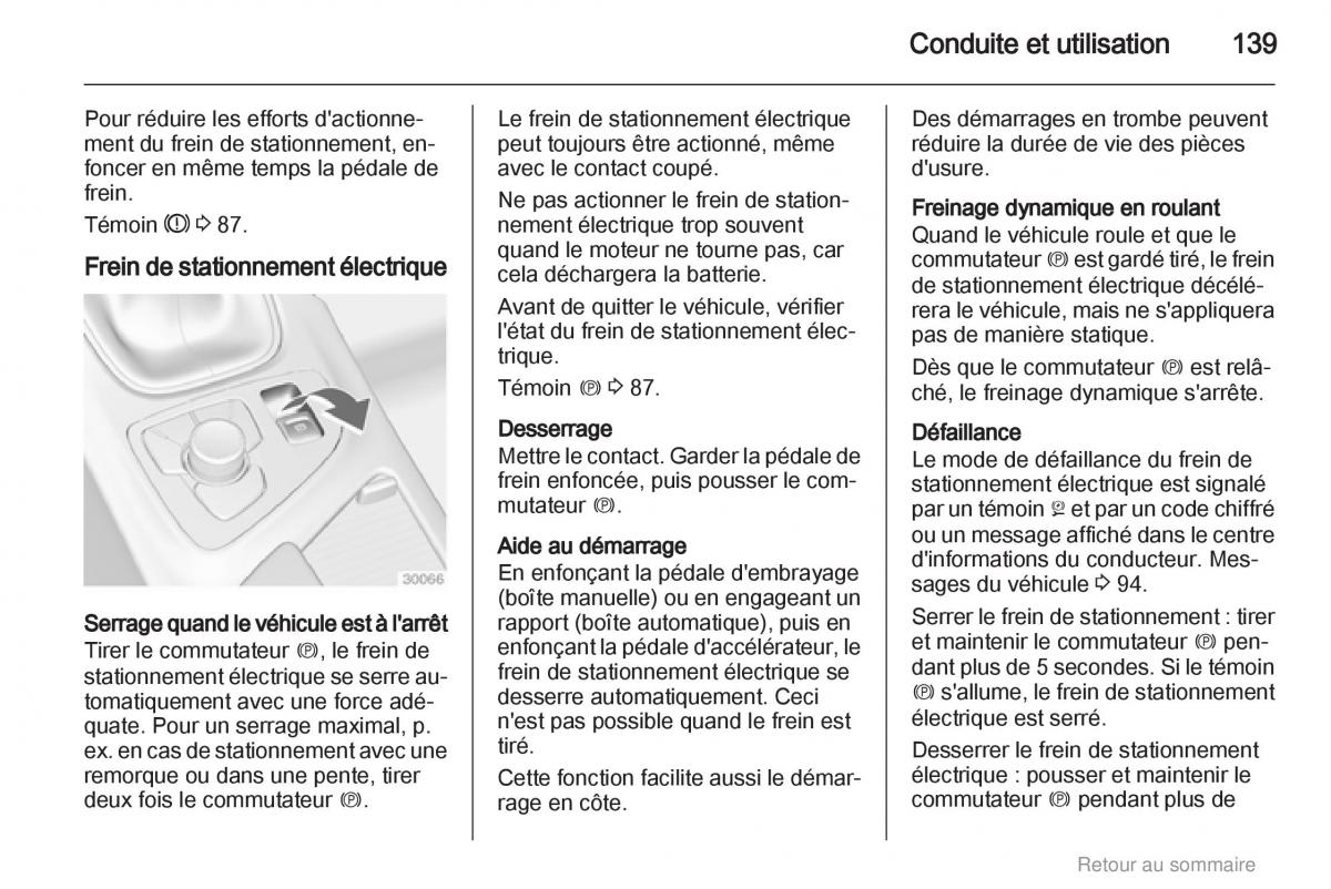 Opel Insignia manuel du proprietaire / page 139