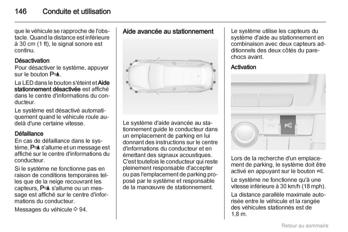 Opel Insignia manuel du proprietaire / page 146