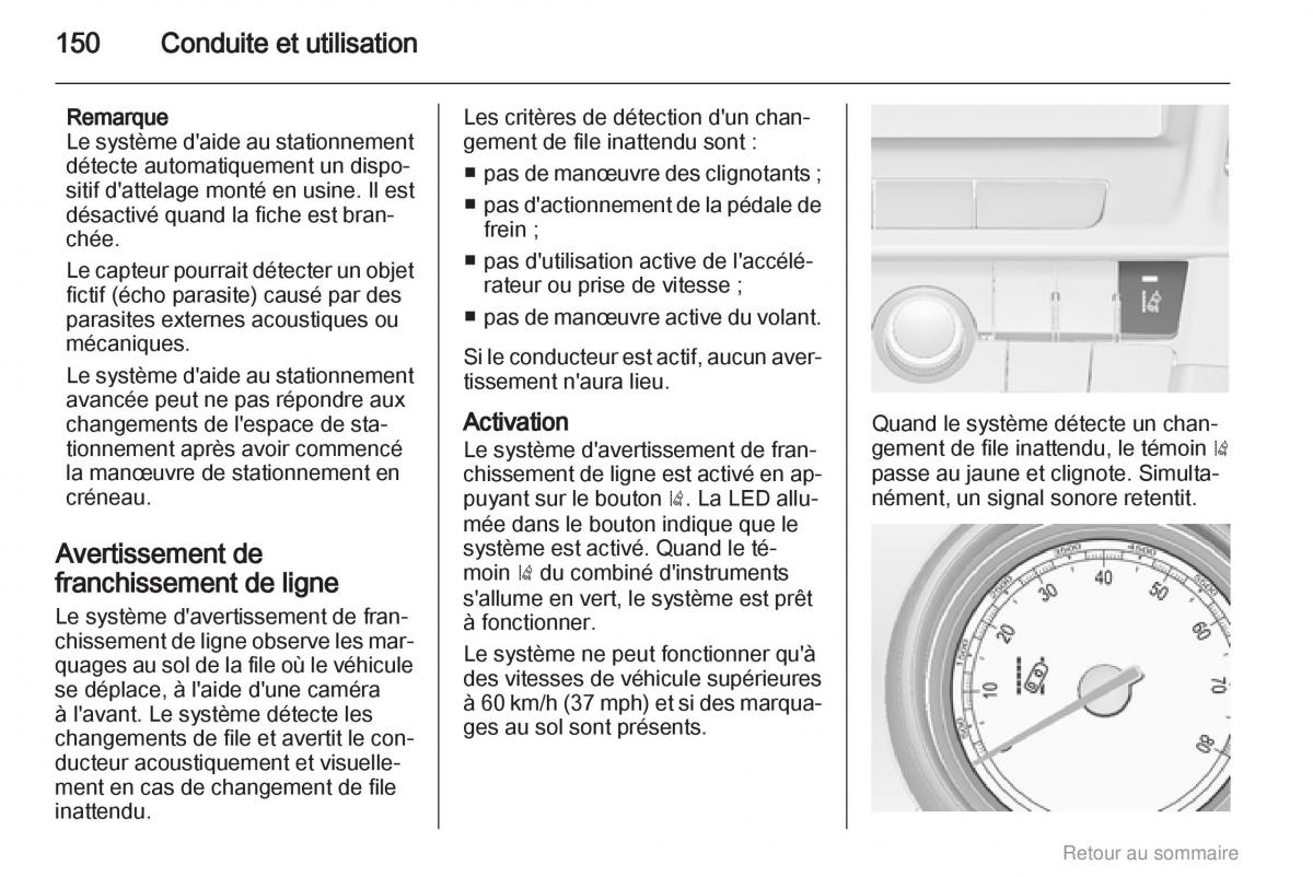 Opel Insignia manuel du proprietaire / page 150