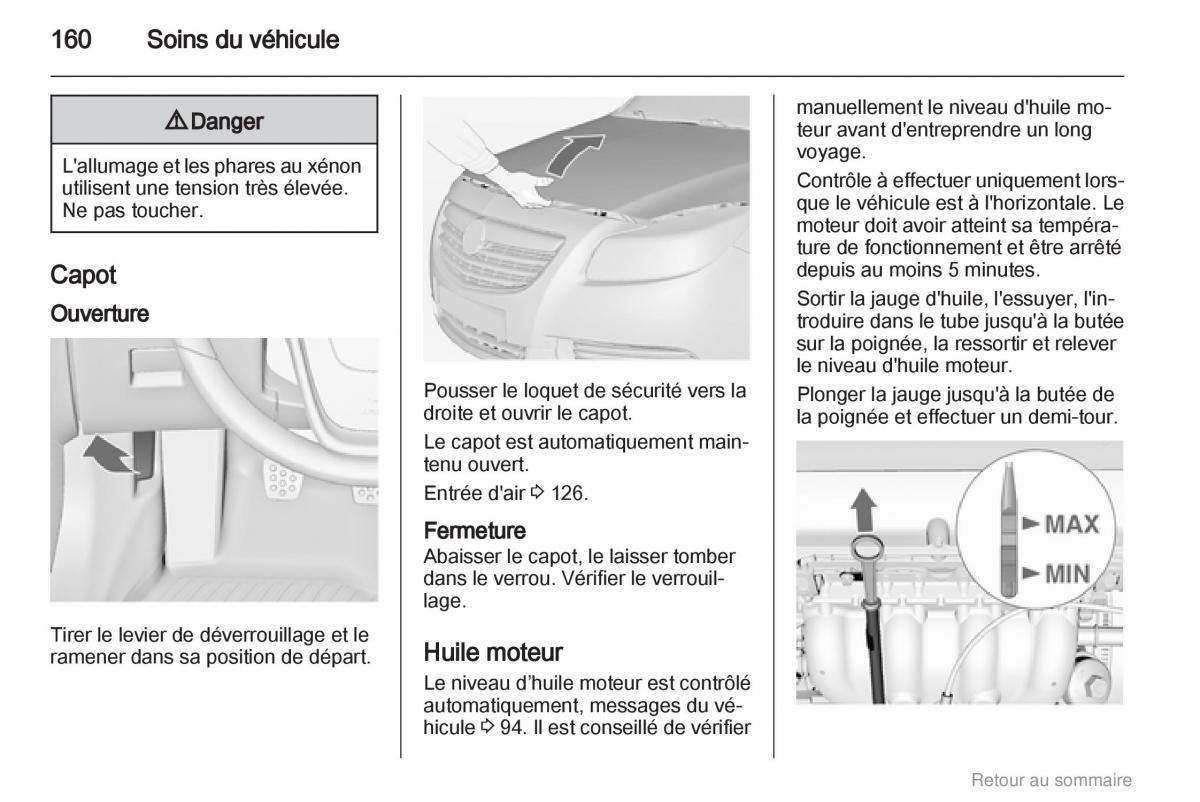 Opel Insignia manuel du proprietaire / page 160