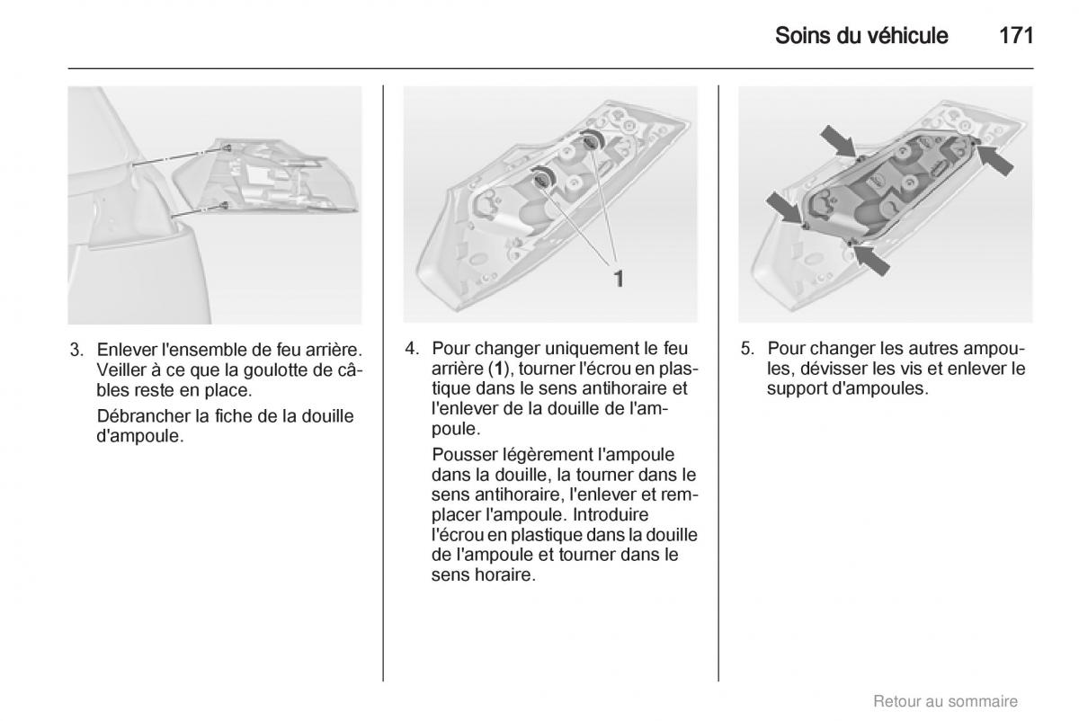 Opel Insignia manuel du proprietaire / page 171