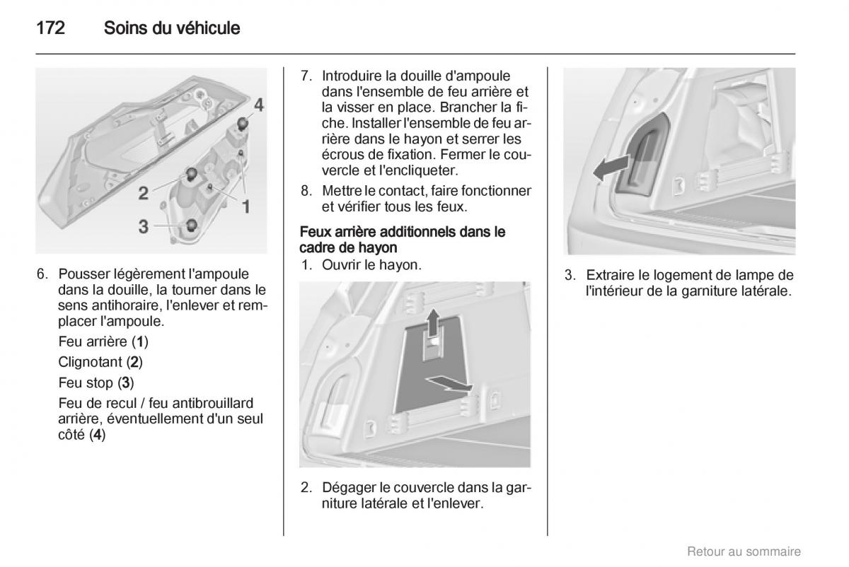 Opel Insignia manuel du proprietaire / page 172