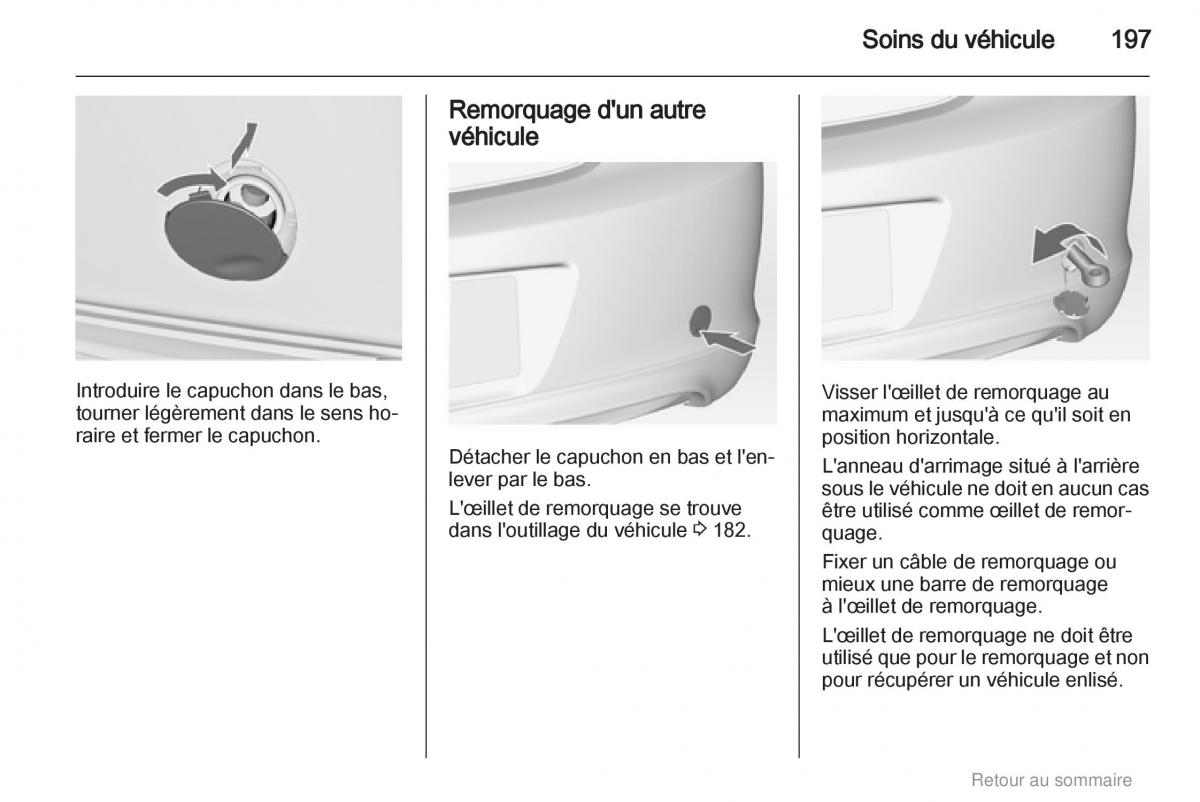 Opel Insignia manuel du proprietaire / page 197