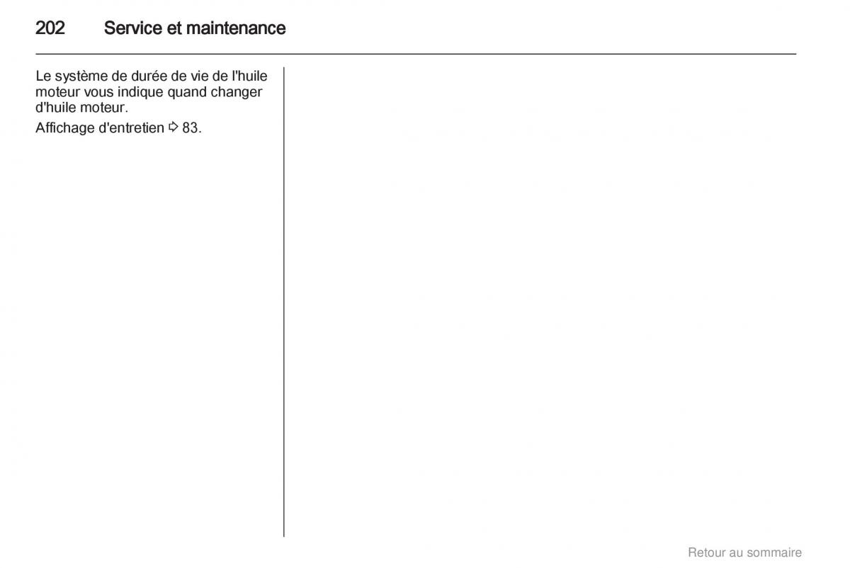 Opel Insignia manuel du proprietaire / page 202