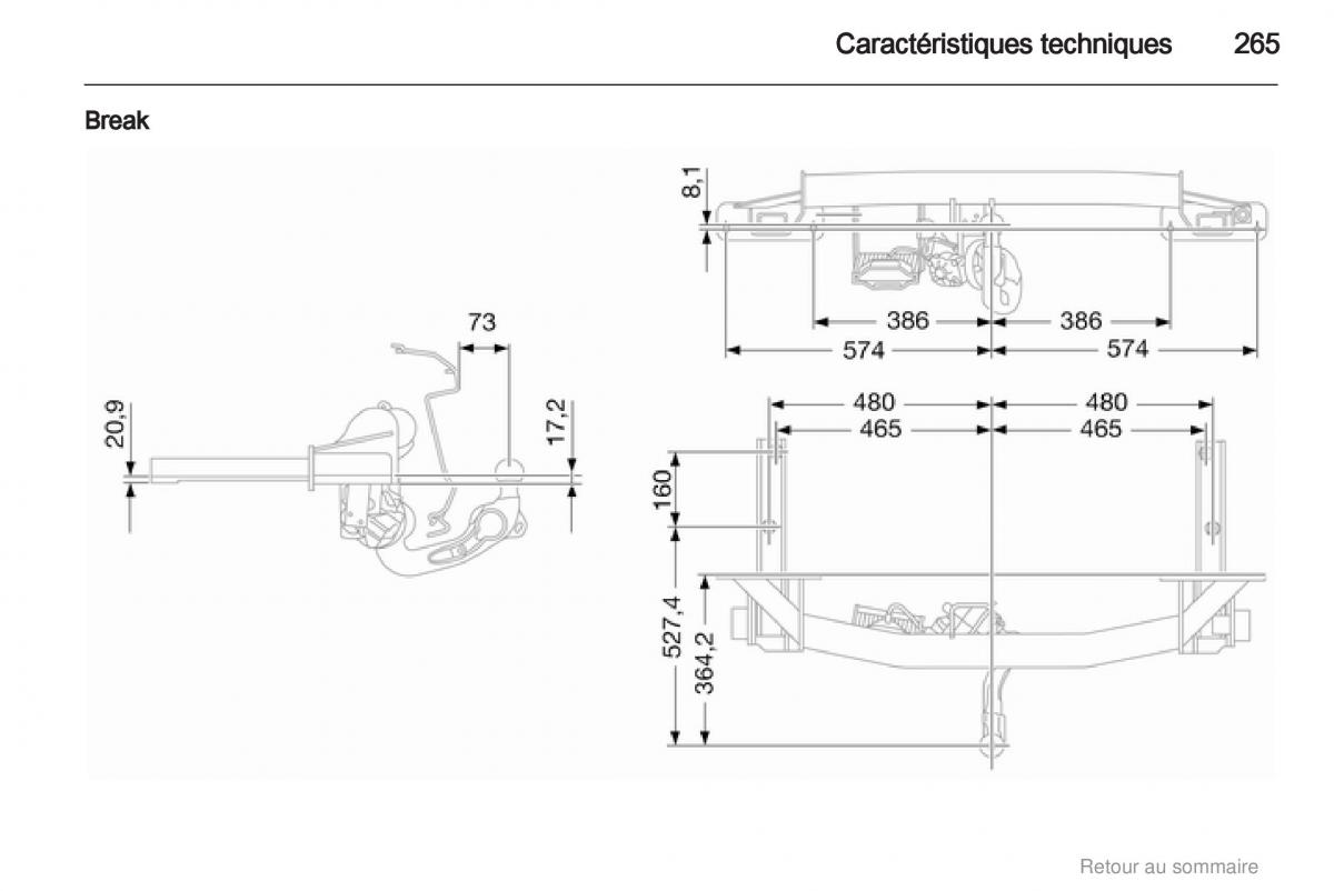 Opel Insignia manuel du proprietaire / page 265