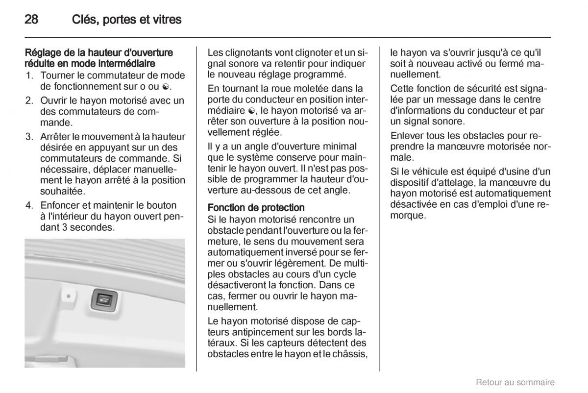 Opel Insignia manuel du proprietaire / page 28