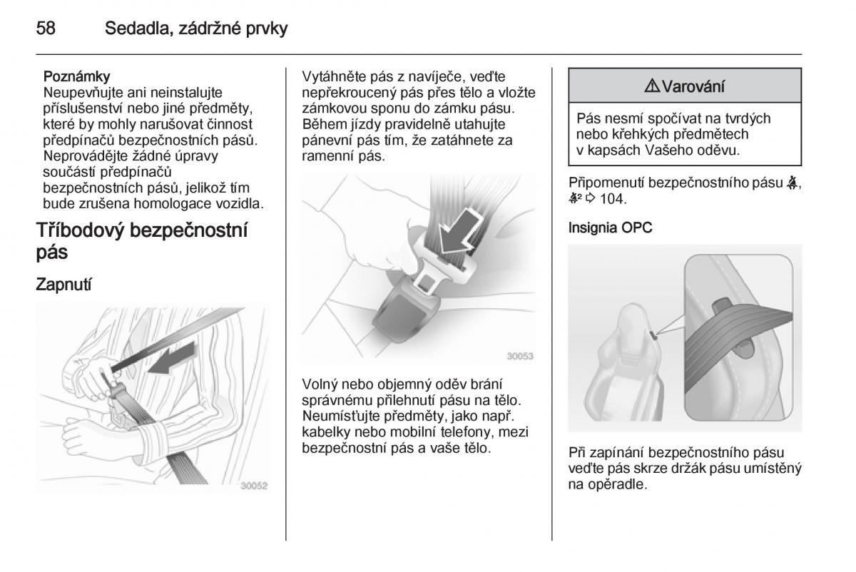 Opel Insignia navod k obsludze / page 60