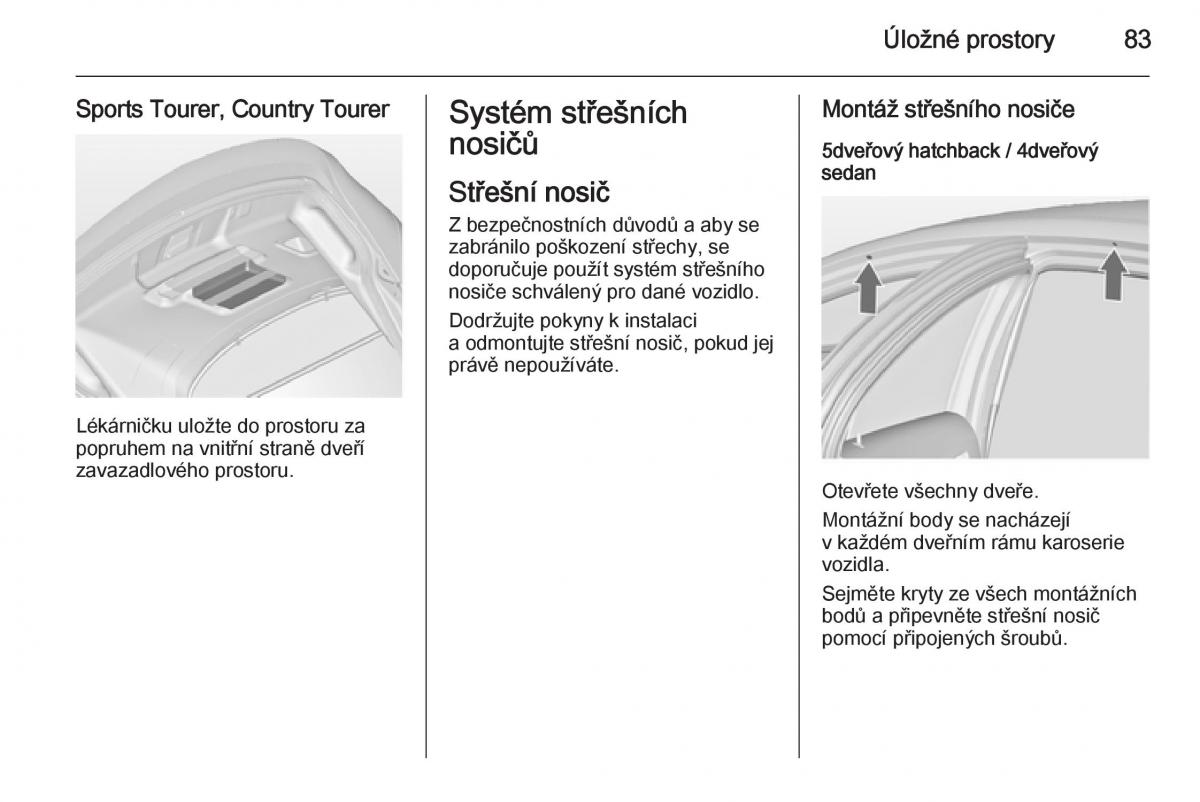 Opel Insignia navod k obsludze / page 85