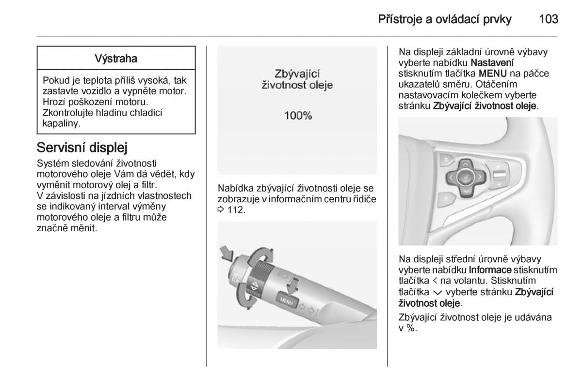 Opel Insignia navod k obsludze / page 105