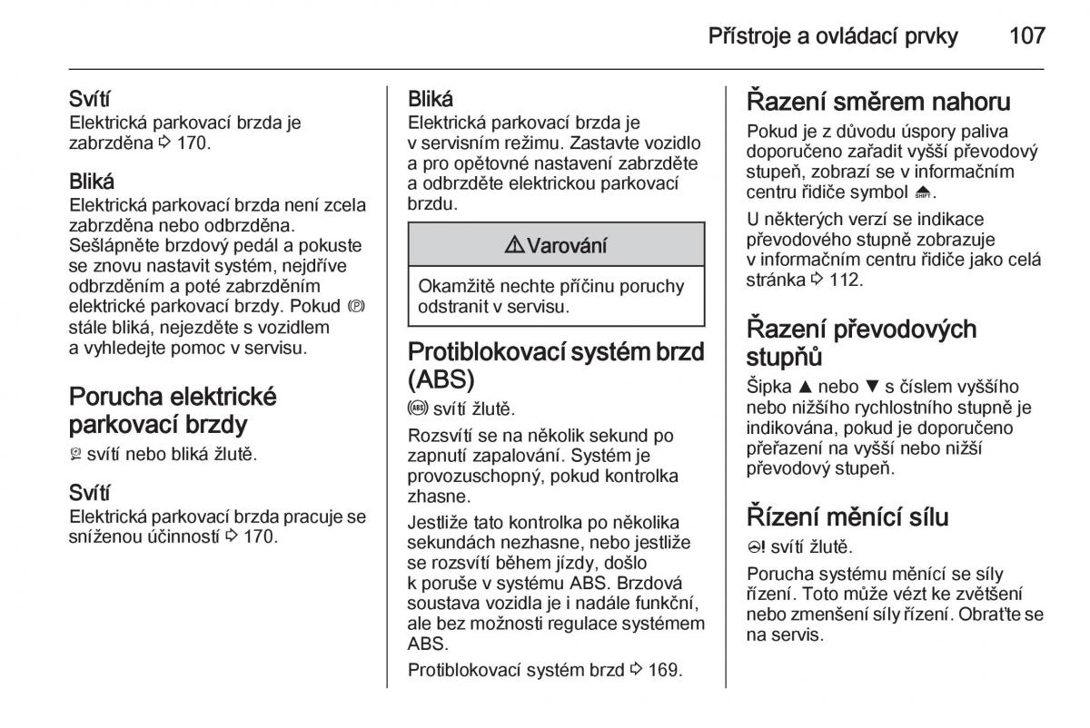 Opel Insignia navod k obsludze / page 109