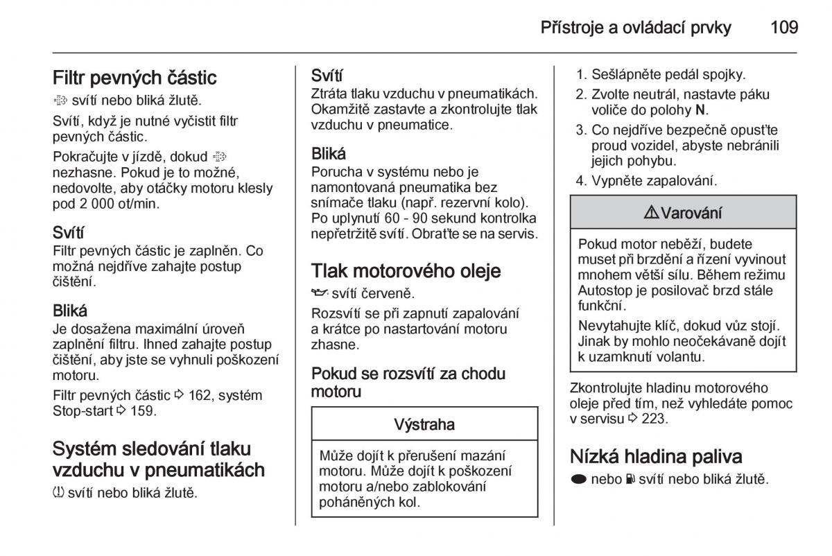 Opel Insignia navod k obsludze / page 111