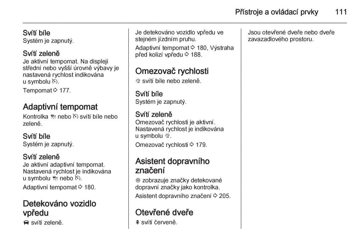 Opel Insignia navod k obsludze / page 113