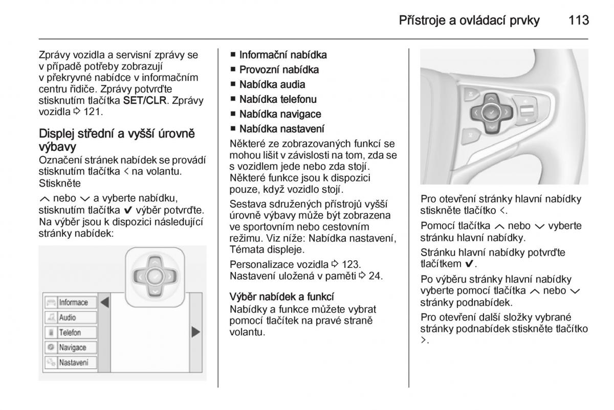 Opel Insignia navod k obsludze / page 115