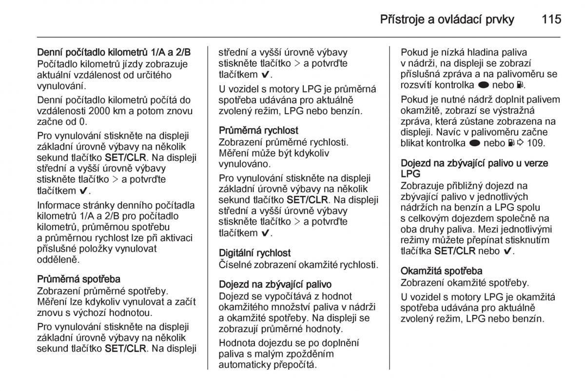 Opel Insignia navod k obsludze / page 117