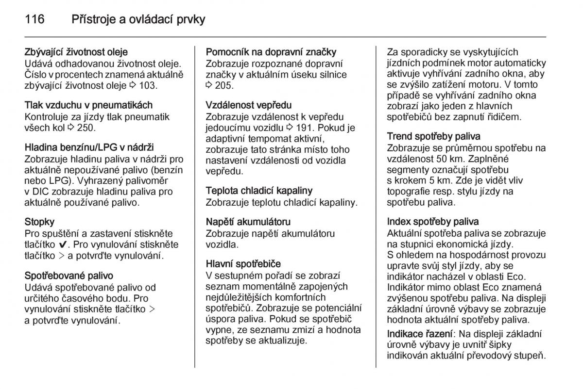 Opel Insignia navod k obsludze / page 118