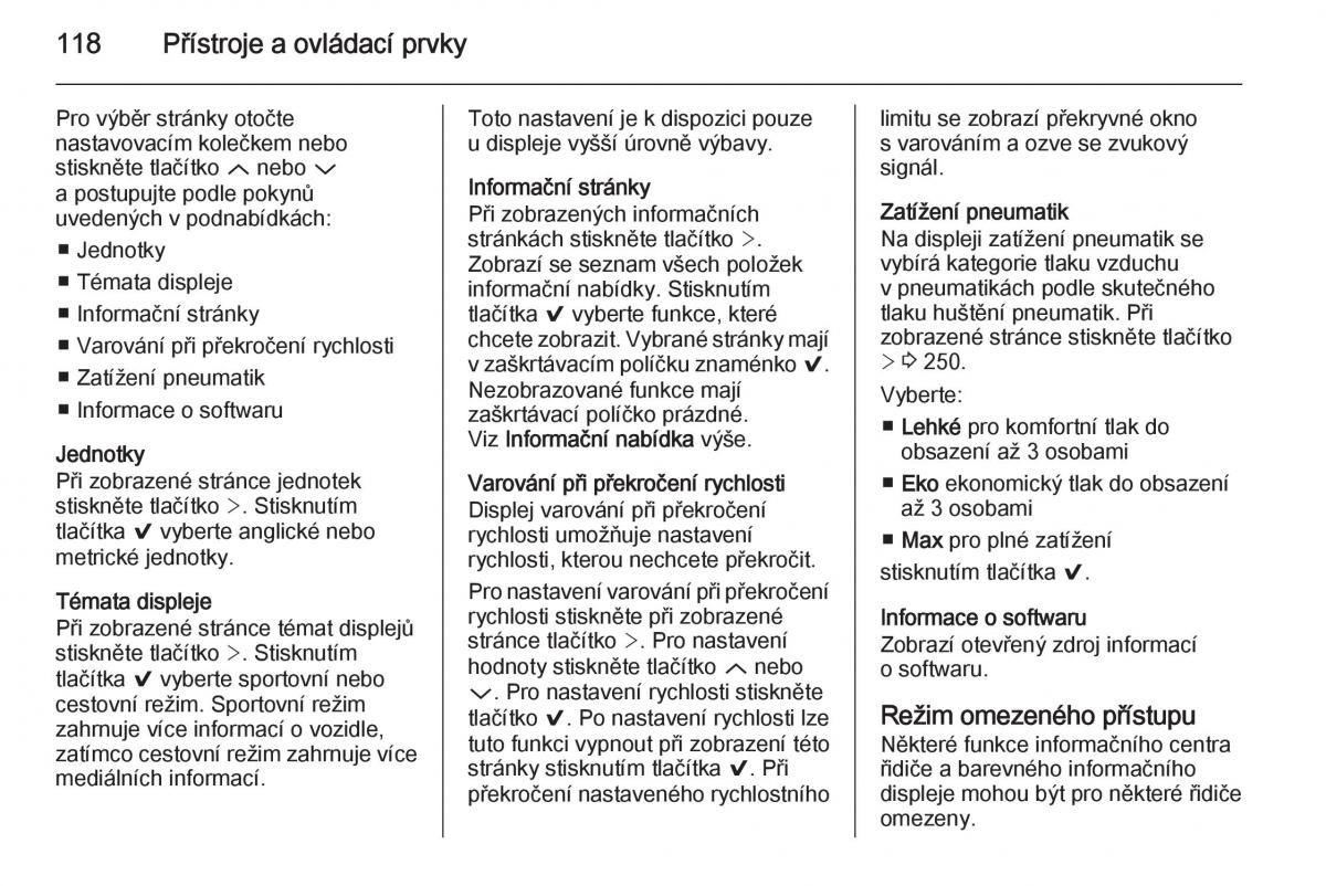 Opel Insignia navod k obsludze / page 120