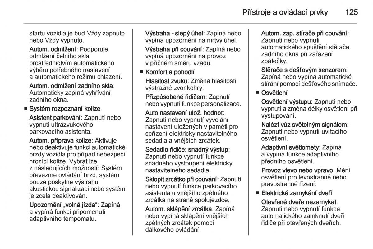 Opel Insignia navod k obsludze / page 127