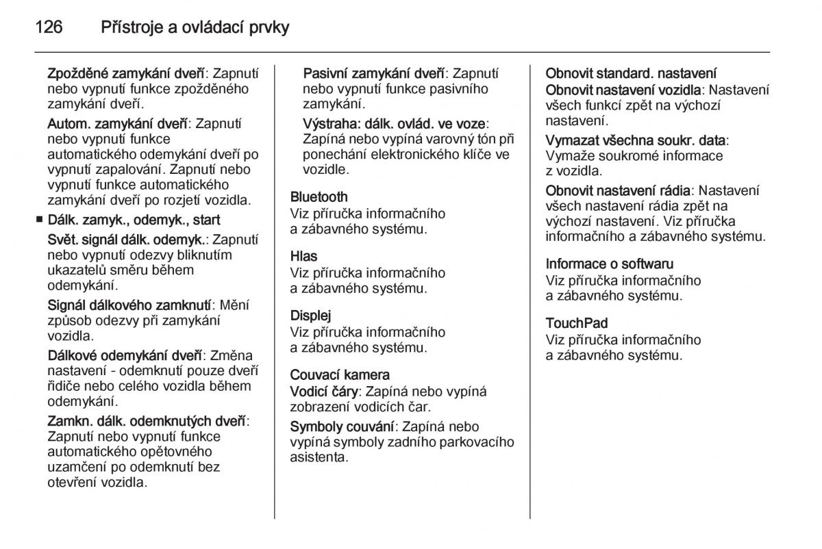 Opel Insignia navod k obsludze / page 128