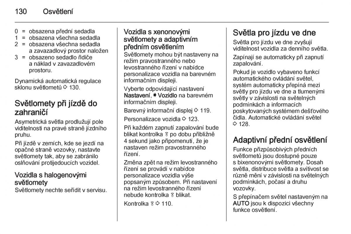 Opel Insignia navod k obsludze / page 132