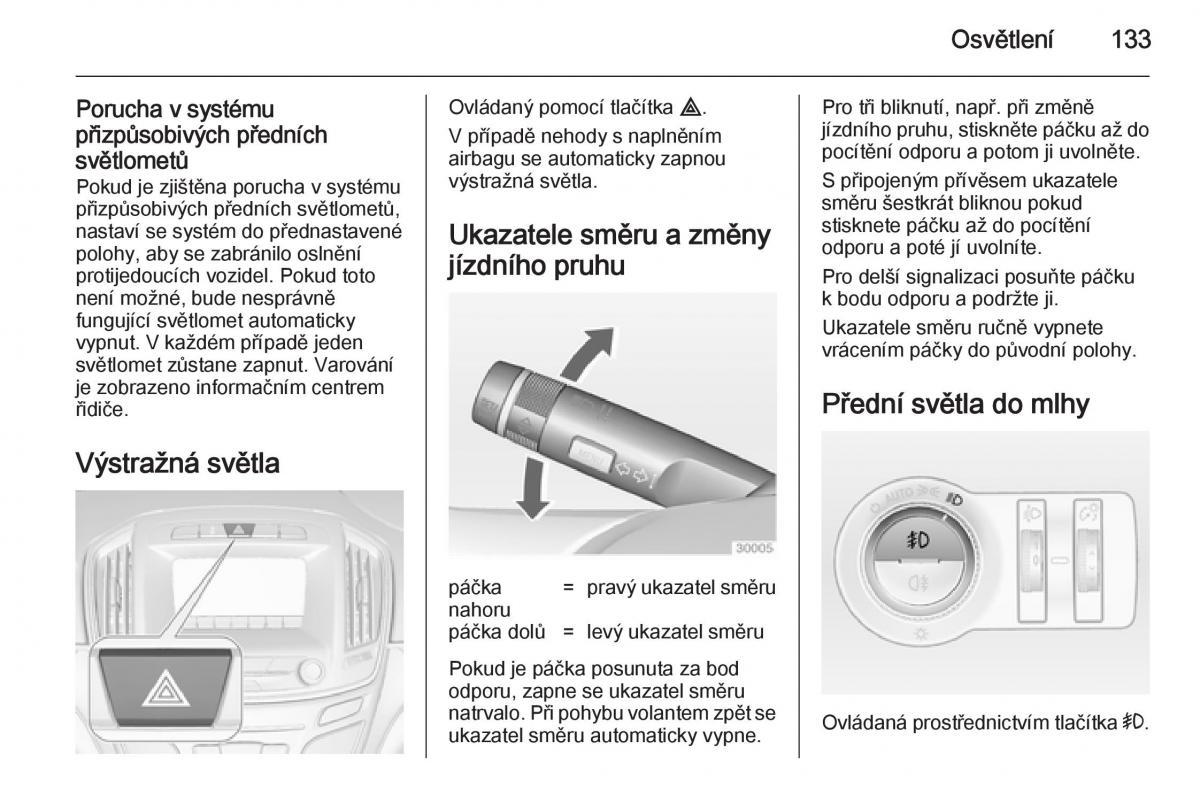 Opel Insignia navod k obsludze / page 135