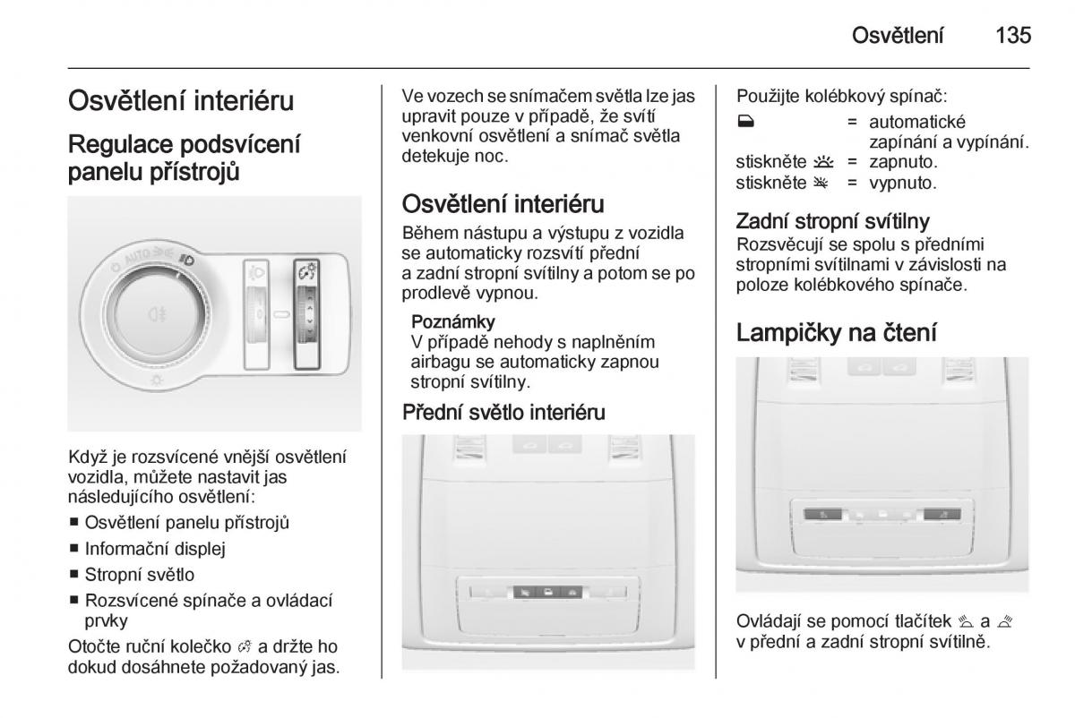 Opel Insignia navod k obsludze / page 137