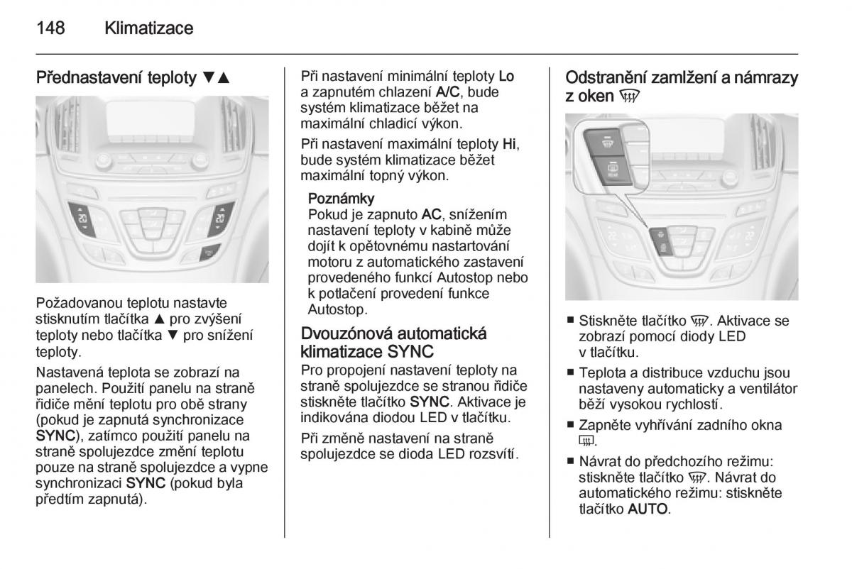 Opel Insignia navod k obsludze / page 150