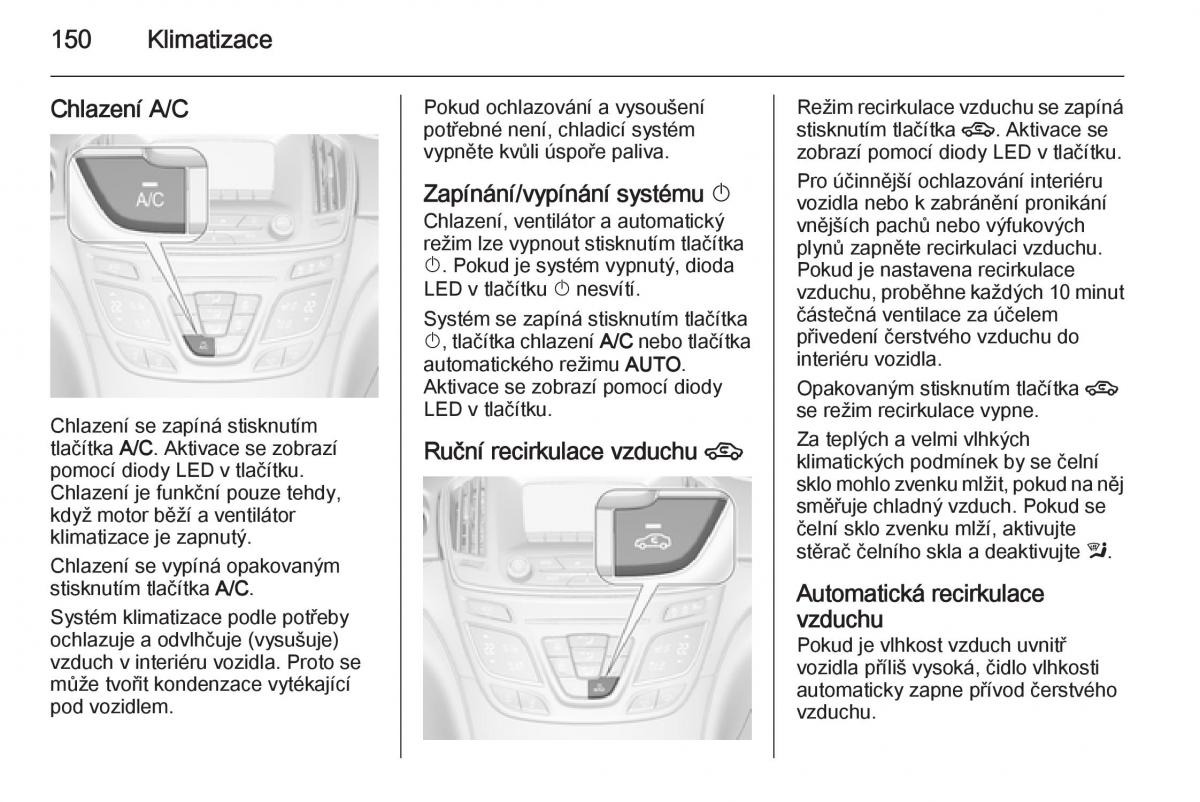 Opel Insignia navod k obsludze / page 152