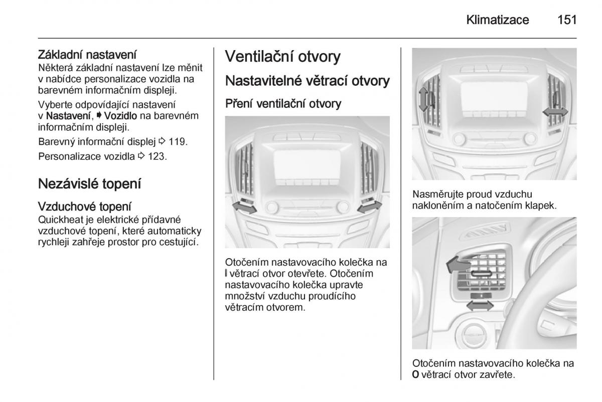 Opel Insignia navod k obsludze / page 153