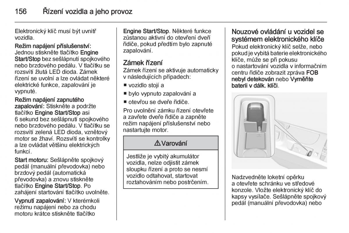 Opel Insignia navod k obsludze / page 158