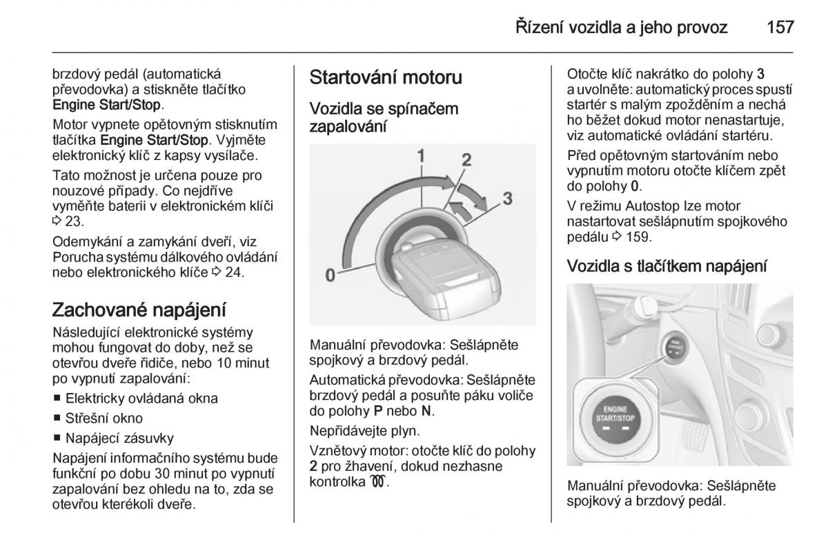 Opel Insignia navod k obsludze / page 159