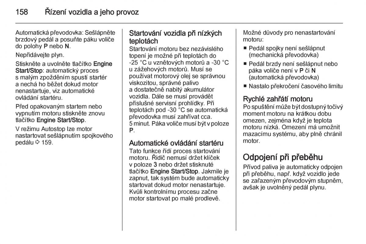 Opel Insignia navod k obsludze / page 160