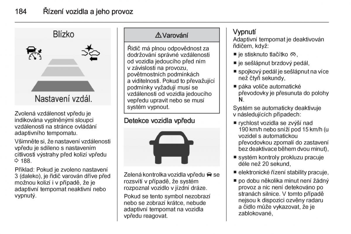 Opel Insignia navod k obsludze / page 186