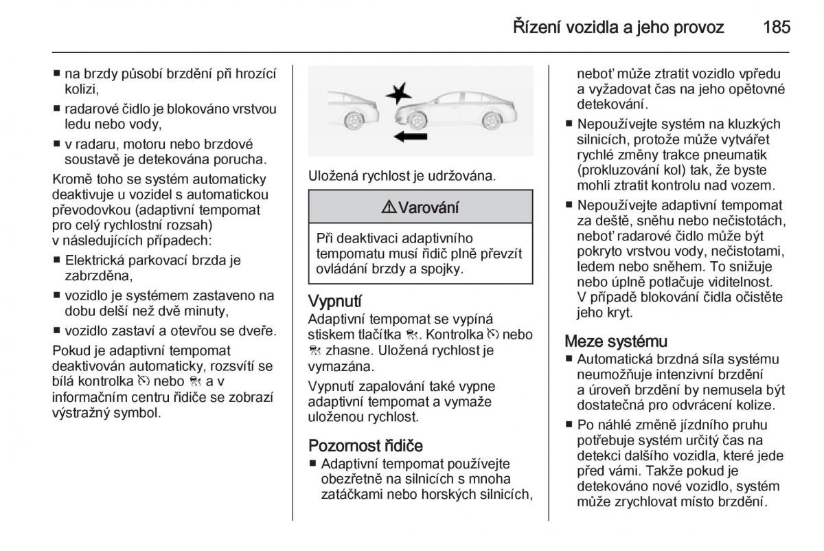 Opel Insignia navod k obsludze / page 187