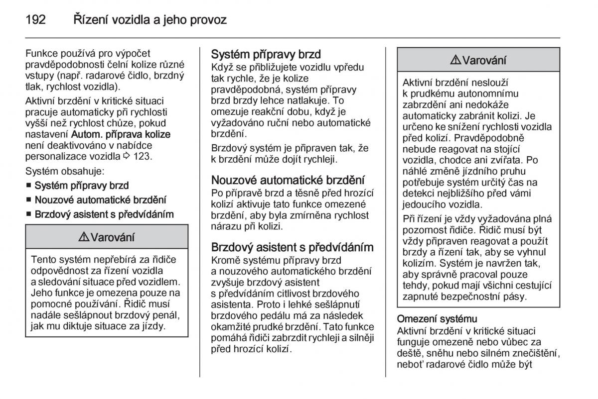 Opel Insignia navod k obsludze / page 194