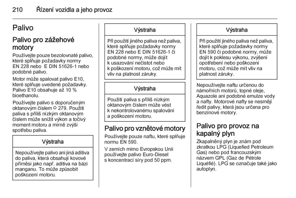 Opel Insignia navod k obsludze / page 212