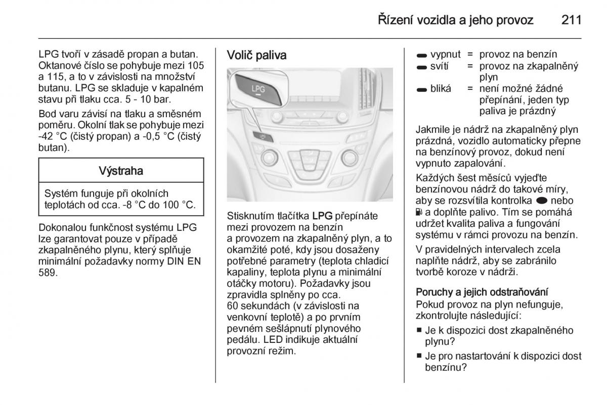 Opel Insignia navod k obsludze / page 213