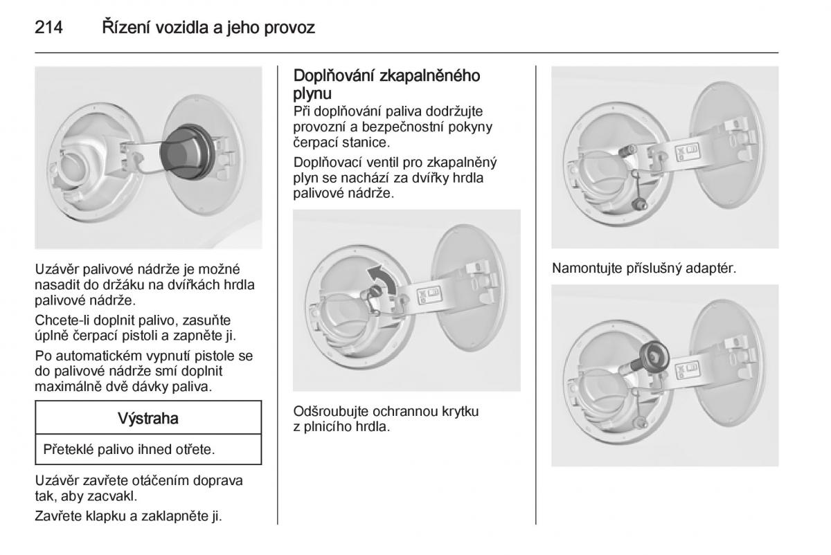 Opel Insignia navod k obsludze / page 216