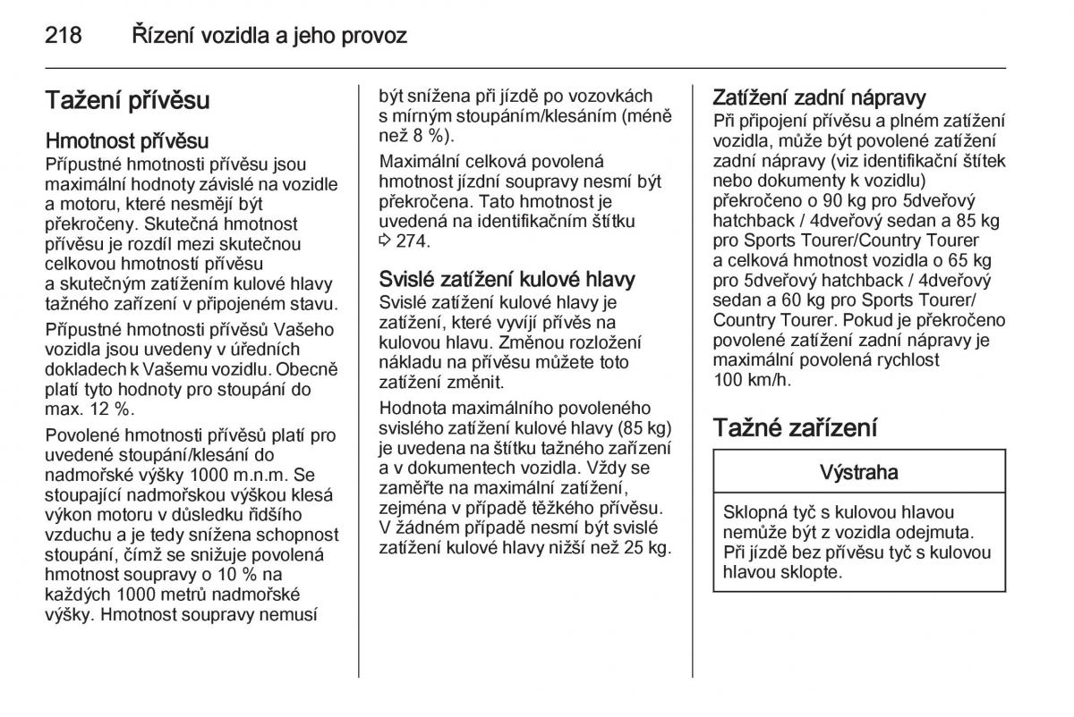 Opel Insignia navod k obsludze / page 220