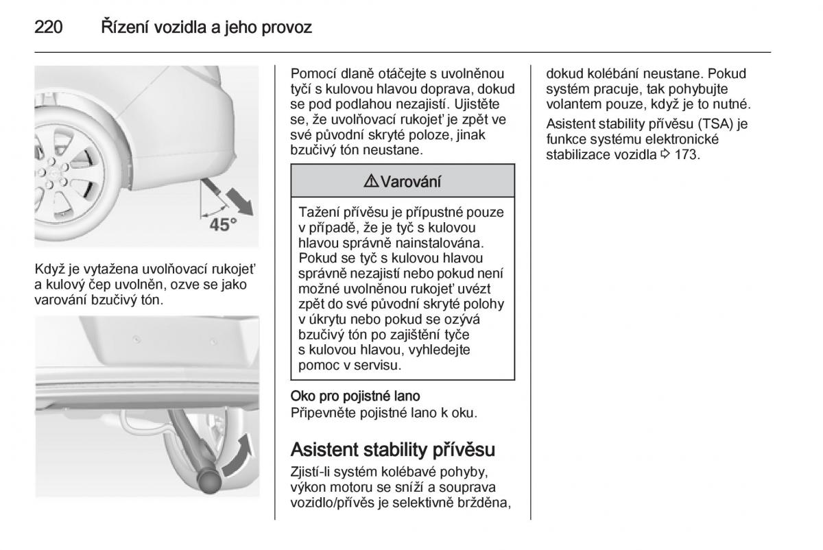 Opel Insignia navod k obsludze / page 222