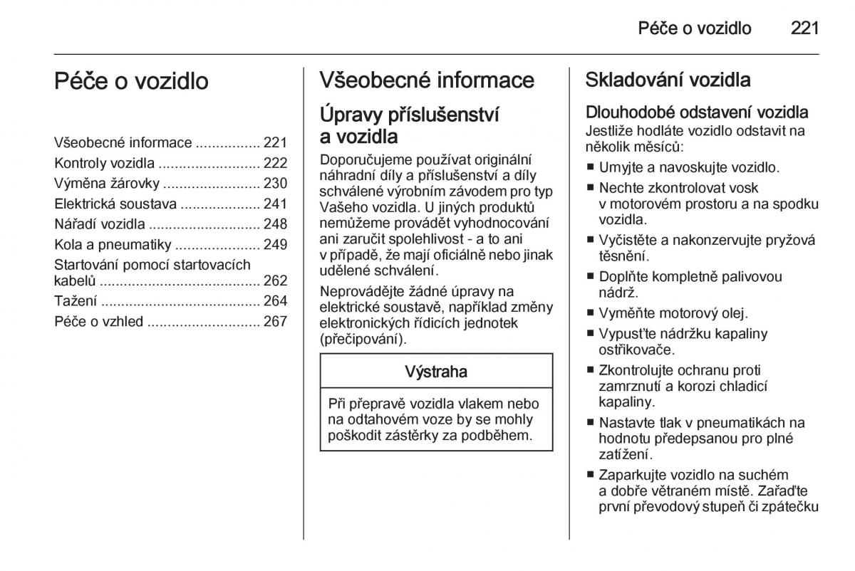 Opel Insignia navod k obsludze / page 223