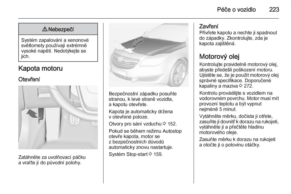 Opel Insignia navod k obsludze / page 225