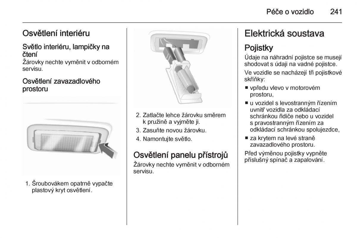 Opel Insignia navod k obsludze / page 243