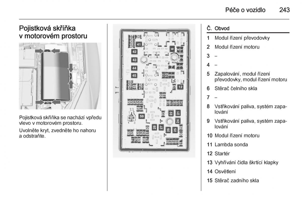 Opel Insignia navod k obsludze / page 245