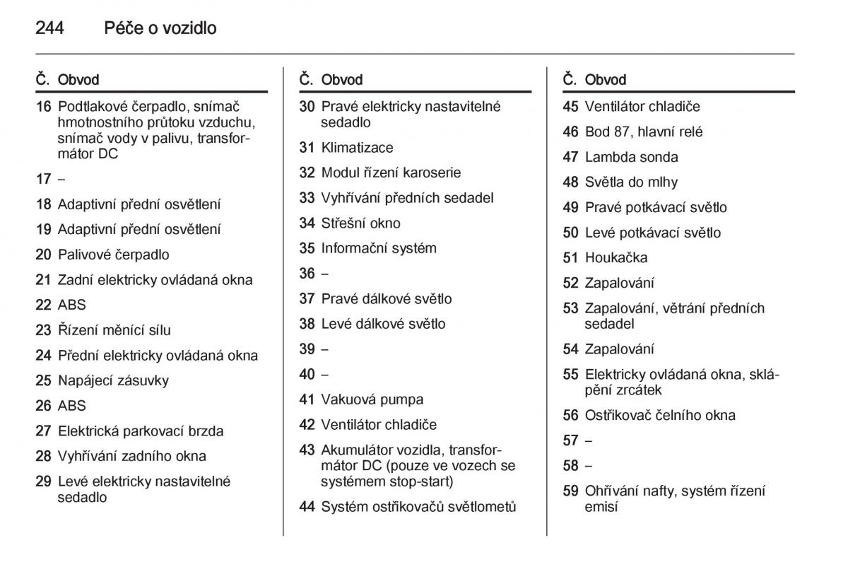 Opel Insignia navod k obsludze / page 246