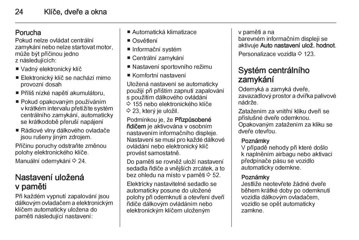 Opel Insignia navod k obsludze / page 26