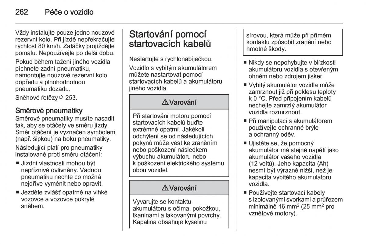 Opel Insignia navod k obsludze / page 264