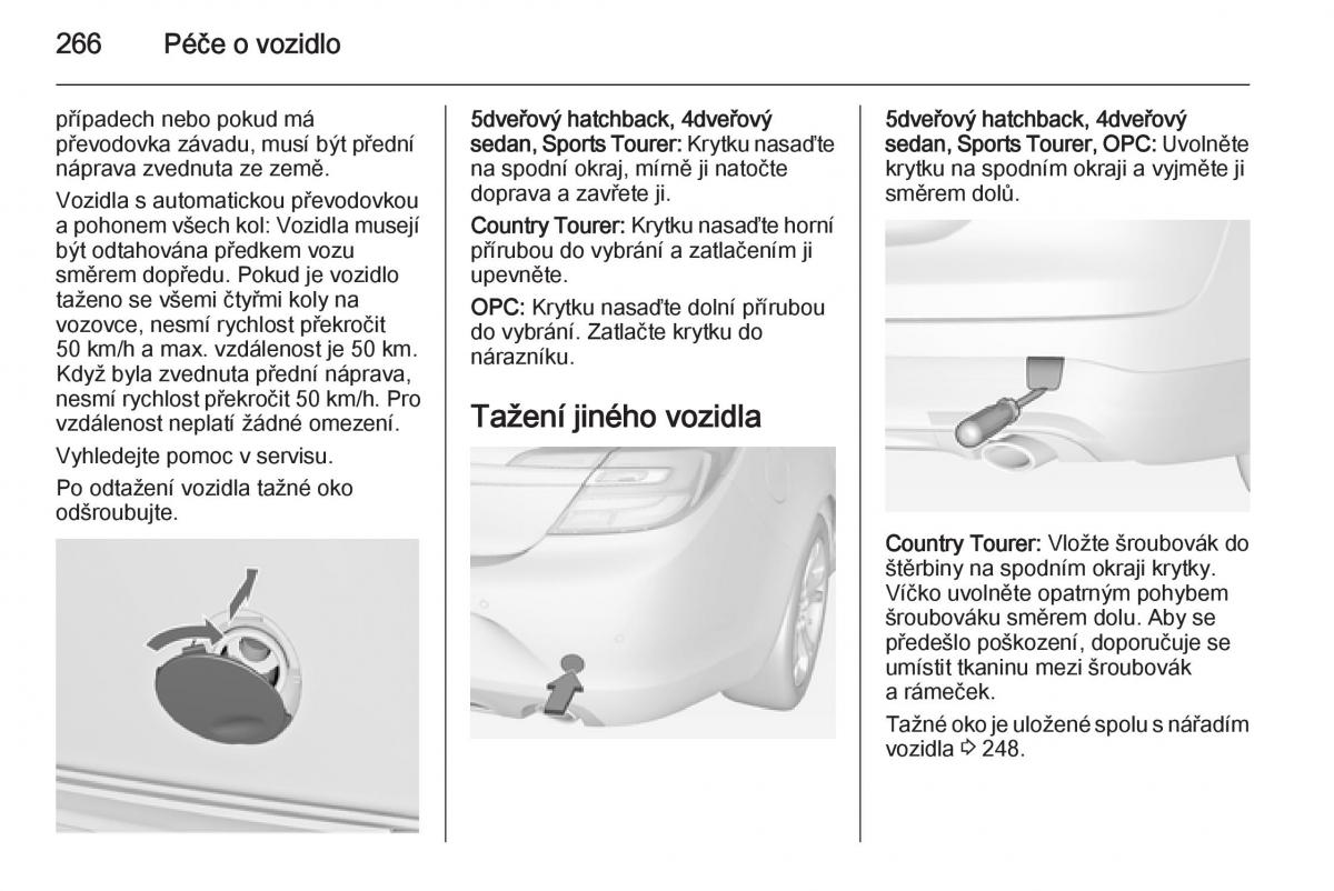 Opel Insignia navod k obsludze / page 268