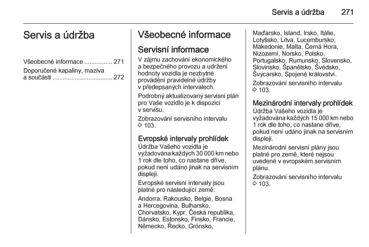 Opel Insignia navod k obsludze / page 273