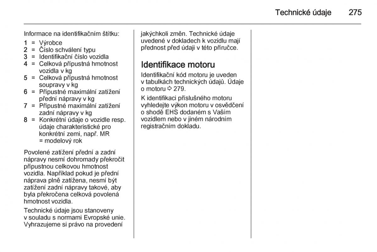 Opel Insignia navod k obsludze / page 277