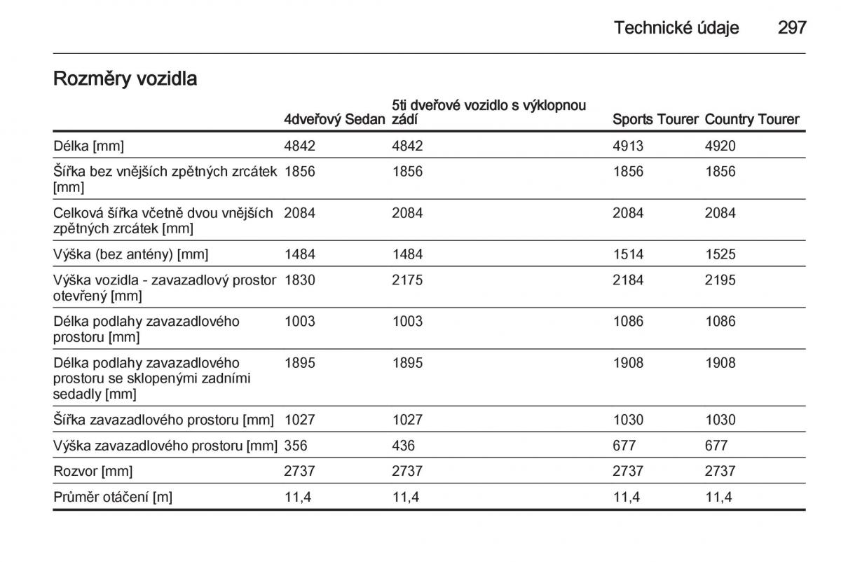 Opel Insignia navod k obsludze / page 299